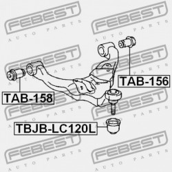 ELSŐ ALSÓ VEZÉRLŐKAR PERSELY TOYOTA LAND CRUISER PRADO GRJ12,KDJ12,RZJ12,TRJ12,VZJ12 2002 48655-60030