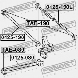 VEZÉRLŐKAR PERSELY HÁTSÓ KERESZTIRÁNYÚ TOYOTA CALDINA AT191,CT19,ET196,ST19 1992.11-2002.06 JP 48710-20230