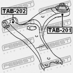 ELSŐ LENGŐKAR HÁTSÓ PERSELY TOYOTA AVENSIS AZT25 2003.07-2008.11 JP 48068-29245