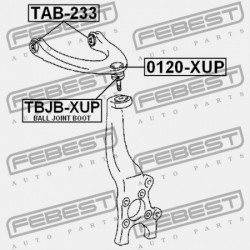 ELSŐ FELSŐ LENGŐKAR PERSELY TOYOTA CROWN GRS182 2004.11-2008.02 GR 48610-39125