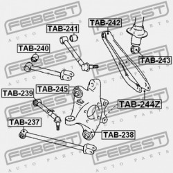 HÁTSÓ NYAKRÚD PERSELY TOYOTA CROWN GRS182 2004.11-2008.02 GR 48770-30090