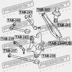 HÁTSÓ CSUKLÓPERSELY TOYOTA CROWN GRS202 2010.09-2012.12 GR 42304-30090