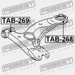 ELSŐ LENGŐKAR HÁTSÓ PERSELY TOYOTA CELICA ZZT23 1999.08-2005.07 EU 48068-20381