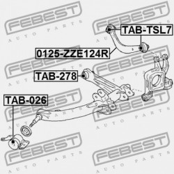 HÁTSÓ VEZÉRLŐKAR PERSELY TOYOTA CELICA ZZT23 1999.08-2005.07 EU 48725-32250