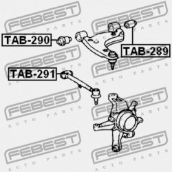 HÁTSÓ FELSŐ VEZÉRLŐKAR PERSELY TOYOTA CROWN/CROWN MAJESTA GS171,JKS175,JZS17,UZS17 1999.09- 48770-39035