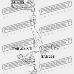 ELSŐ ALSÓ LENGŐKAR PERSELY (HID TOYOTA CELSIOR UCF3 2000.08-2006.08 JP) 48655-50012