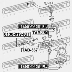 ELSŐ ALSÓ VEZÉRLŐKAR PERSELY TOYOTA HILUX GGN15,25,35,KUN1,2,3,LAN15,25,35,TGN1,26,36 200 48654-0K040
