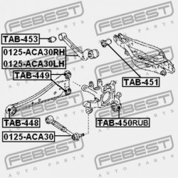 HÁTSÓ CSUKLÓPERSELY TOYOTA RAV4 ACA3,ALA3,GSA33,ZSA3 2005.11-2012.12 GR 42305-42020