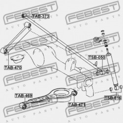 HÁTSÓ VEZÉRLŐKAR PERSELY TOYOTA FORTUNER GGN50,60,KUN5,6,LAN50,TGN51,61 2011.07-GR 2011.07- GR 48720-0K030