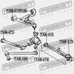 HÁTSÓ FELSŐ LENGŐKAR PERSELY TOYOTA CROWN/CROWN MAJESTA GS151,JZS15,LS151,UZS15 1995.08-2 48770-30020