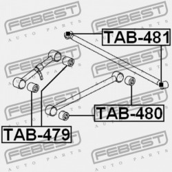 VEZÉRLŐKAR PERSELY HÁTSÓ TOYOTA LAND CRUISER URJ202,UZJ200,VDJ200 2007.09- EU 48710-60121