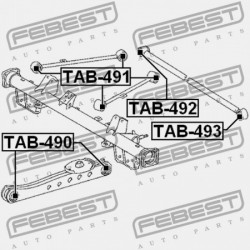 HÁTSÓ NYERGES RÚD PERSELY TOYOTA LITE/TOWNACE NOAH,V CR4,5,KR4,52,SR40,50 1996.10-2007 48710-28170