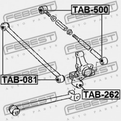 HÁTSÓ NYAKRÚD PERSELY TOYOTA CALDINA AT191,CT19,ET196,ST19 1992.11-2002.06 JP 48730-20220