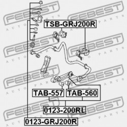 HÁTSÓ NYAKRÚD PERSELY TOYOTA LAND CRUISER URJ202,UZJ200,VDJ200 2007.09- EU 48849-60090
