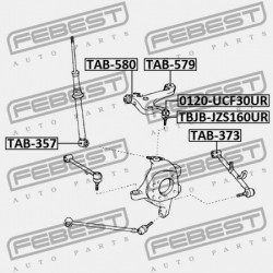 ELSŐ LENGŐKAR PERSELY HÁTSÓ FELSŐ TOYOTA CELSIOR UCF3 2000.08-2006.08 JP 48790-59065
