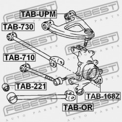 HÁTSÓ NYAKRÚD PERSELY TOYOTA CRESTA GX90,JZX9,LX90,SX90 1992.10-1996.09 JP 48710-22300