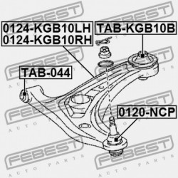 ELSŐ VEZÉRLŐKAR HÁTSÓ PERSELY CITROEN C1 2006-2014 3520.Q2