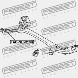 HÁTSÓ VEZÉRLŐKAR PERSELY TOYOTA PRIUS NHW1 1997.12-2003.08 JP 48705-47021