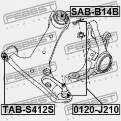 ELSŐ LENGŐKAR PERSELY ELÖL TOYOTA SPARKY S221E,S231E 2000.09-2003.03 JP 48068-BZ080