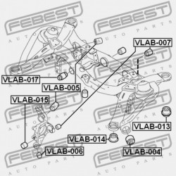 HÁTSÓ BÜTYÖKPERSELY VOLVO XC90 2003- 8672221
