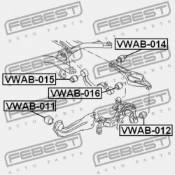 HÁTSÓ NYAKRÚD PERSELY AUDI A3/S3/SPORTB./LIM./QU 2004-2013 RDW 1K0505311AB