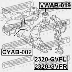 HÁTSÓ LENGŐKAR PERSELY ELÜLSŐ AUDI A1 2011- MEX 1J0407181