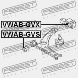 HÁTSÓ VEZÉRLŐKAR PERSELY ELÖL AUDI A3/S3/SPORTB./LIM./QU 2004-2013 RDW 1K0199231J