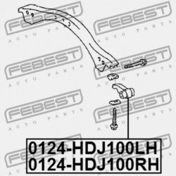 BAL ELSŐ FELSŐ LENGŐKAR TOYOTA LAND CRUISER 100 HDJ100,UZJ100 1998.01-2007.08 EU 48108-60010