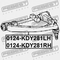 BAL ELSŐ FELSŐ LENGŐKAR TOYOTA DYNA/TOYOACE KDY2,LY2,RZY2,TRY2 2001.07- JP 48067-29165