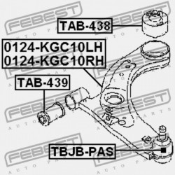 JOBB ELSŐ ALSÓ LENGŐKAR TOYOTA PASSO KGC1,QNC10 2004.05-2010.02 JP 48068-B1010