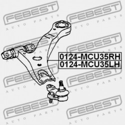 BAL ELSŐ FELSŐ LENGŐKAR TOYOTA HARRIER ACU3,GSU3,MCU3 2003.02-2012.07 JP 48069-48030