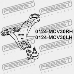 JOBB ELSŐ KORMÁNYKAR TOYOTA CAMRY (JPP) ACV30,MCV3 2001.07-2006.01 US 48068-58010