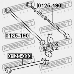 HÁTSÓ KERESZTRÚD ÁLLÍTHATÓ TOYOTA CALDINA AT191,CT19,ET196,ST19 1992.11-2002.06 JP 48730-20160