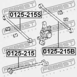 HÁTSÓ KERESZTIRÁNYÚ RÚD TOYOTA CALDINA AT211, CT216, ST21 1997.08-2002.09 JP 48730-21090