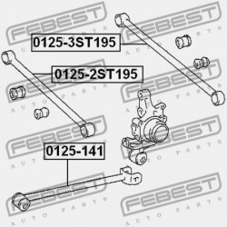 TOYOTA CALDINA AT191,CT19,ET196,ST19 1992.11-2002.06 JP HÁTSÓ KERESZTIRÁNYÚ NYAKRÚD 48730-20230