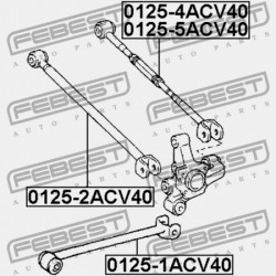 JOBB OLDALI ÁLLÍTHATÓ HÁTSÓ KERESZTIRÁNYÚ RÚD TOYOTA CAMRY ACV30,31,MCV30 2002.03-2006.11 GR 48730-33150