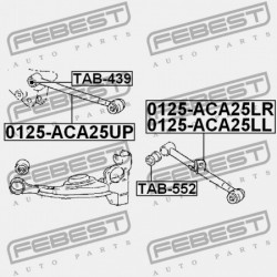 HÁTSÓ KERESZTIRÁNYÚ FELSŐ RÚD TOYOTA RAV4 ACA2 2000.08-2005.11 EU 48770-42020