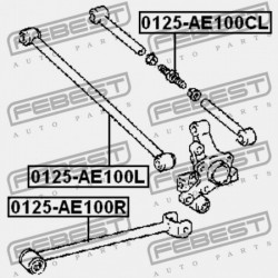 HÁTSÓ HOSSZANTI RÚD TOYOTA COROLLA SED/CP/WG AE10,CE100,EE10 1991.08-2001.11 GR 48780-20150