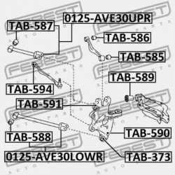 HÁTSÓ KERESZTIRÁNYÚ FELSŐ RÚD LEXUS IS2/3 ASE30,AVE3,GSE3 2013.04- JP 48770-30120