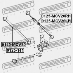 BAL HÁTSÓ KERESZTIRÁNYÚ RÚD TOYOTA CAMRY GRACIA MCV2,SXV2 1996.12-2001.09 JP 48740-33060