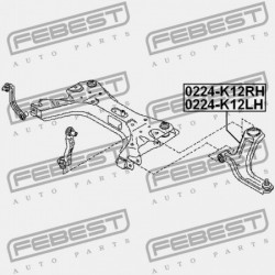 BAL ELSŐ FELSŐ LENGŐKAR NISSAN NOTE UK MÁRKA E11E 2006.01-2013.08 EL 54501-BC42A