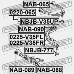JOBB ELSŐ RÚD NISSAN 350Z Z33 2002.06-2008.10 US 54468-CD00C