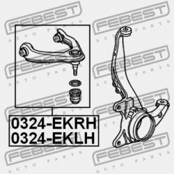 JOBB ELSŐ FELSŐ KORMÁNYKAR HONDA CIVIC FERIO EK2 JP 51450-S04-023