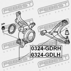 JOBB ELSŐ VEZÉRLŐKAR VISSZAVONT 51350-SAA-E01