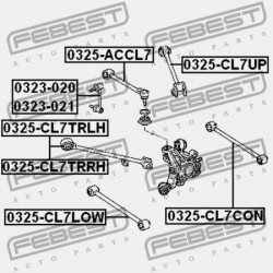 HÁTSÓ KERESZTIRÁNYÚ FELSŐ RÚD HONDA ACCORD CL9 2003-2008 EU 52380-SEA-000