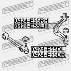 JOBB ELSŐ ALSÓ LENGŐKAR MITSUBISHI LEGNUM EA,EC 1996.06-2002.08 JPN MR325576