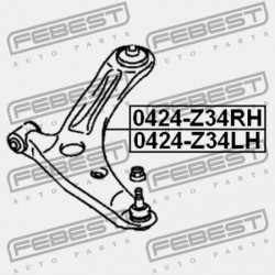 BAL ELSŐ FELSŐ LENGŐKAR MITSUBISHI COLT Z32A/Z34A/Z36A/Z37A/Z38A/Z39A 2004-2012 MN186217