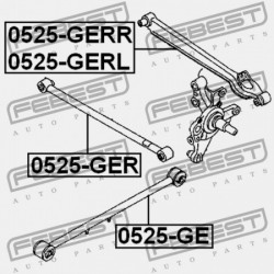 BAL HÁTSÓ KERESZTIRÁNYÚ RÚD MAZDA 626 GE 1991-1994 EU GC5J-28-60X