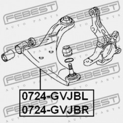 JOBB ELSŐ LENGŐKAR SUZUKI GRAND VITARA/ESCUDO JB416/JB420/JB627 2006-2014 45201-65J00