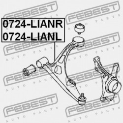 BAL ELSŐ FELSŐ LENGŐKAR SUZUKI LIANA RH413/RH416/RH418 2001-2008 45202-59J00